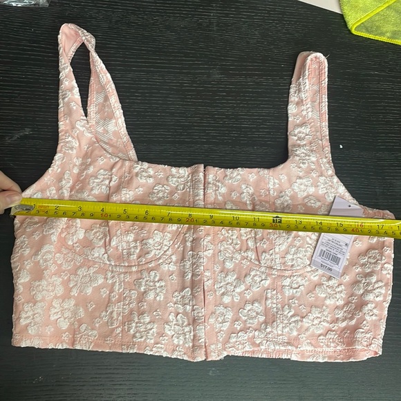 NWT Women’s Floral Corset Tank Top in Light Pink - Wild Fable - Picture 8 of 9